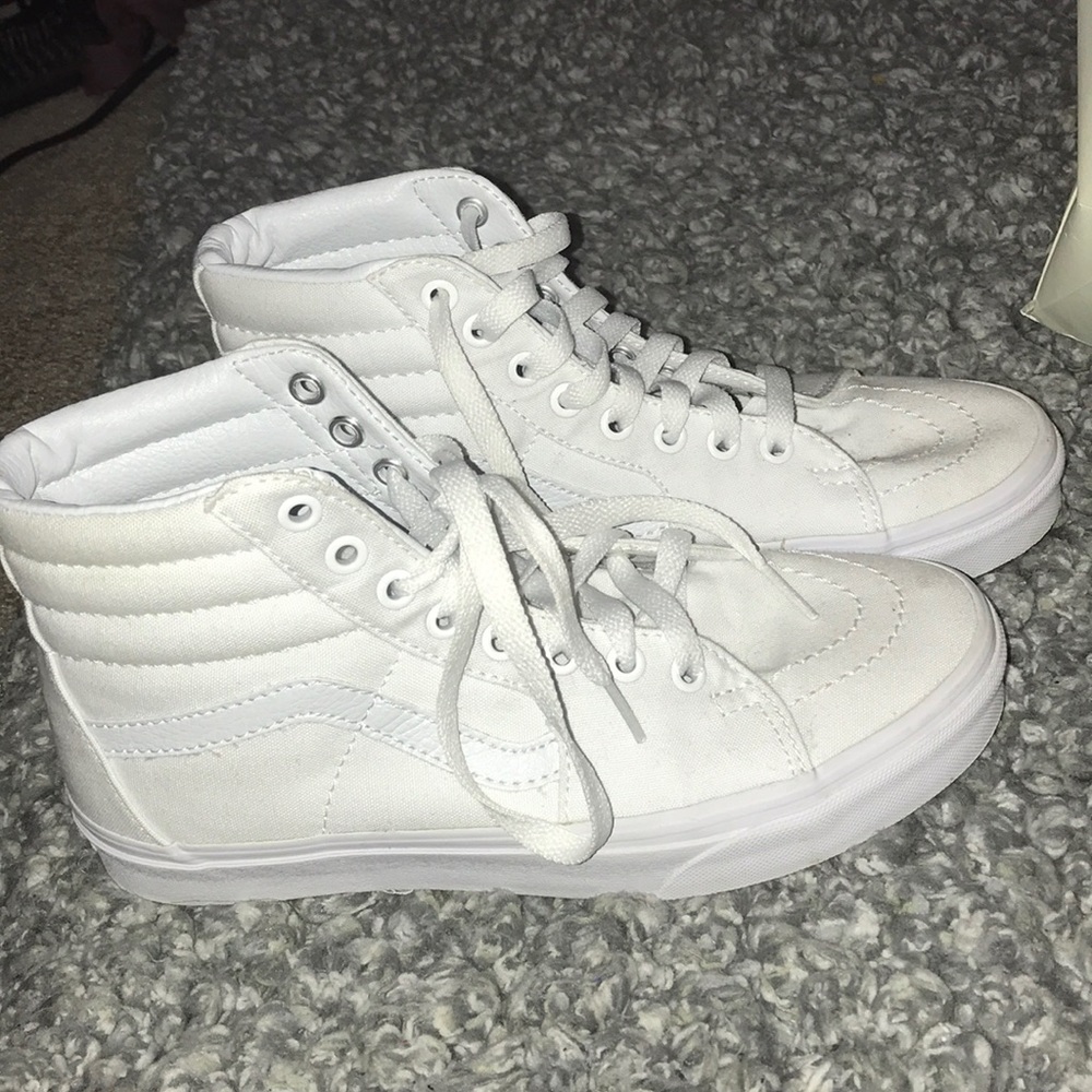 White high top vans